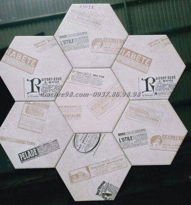 Gạch lục giác quán coffee