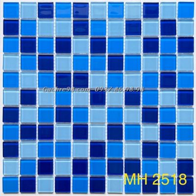 Gạch mosaic kính đẹp ốp bếp