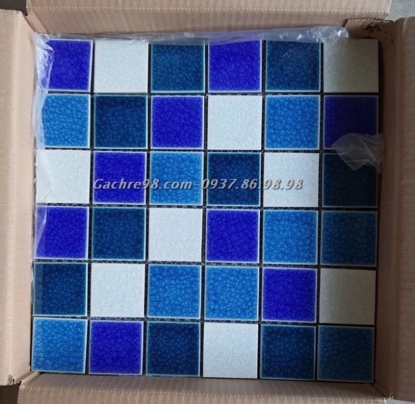 Gạch mosaic men rạn đẹp hcm