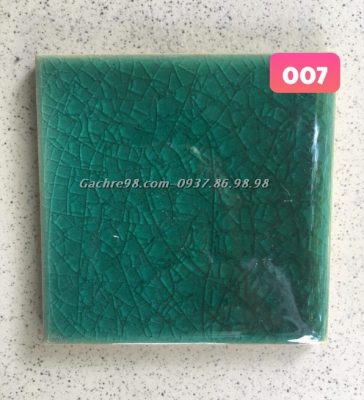 Gạch thẻ màu xanh 10x10