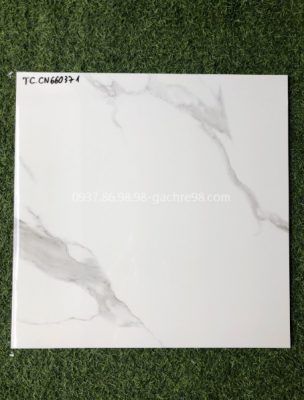 Gạch lát nền 600x600 trắng vân mây