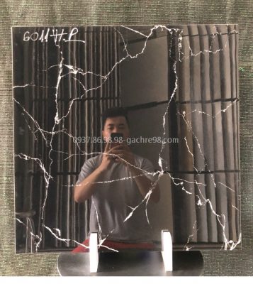 Gạch lát nền đen vân trắng 60x60