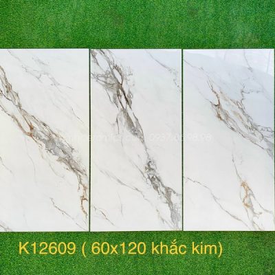 Gạch trung quốc 600x1200 vân mây khắc kim hcm