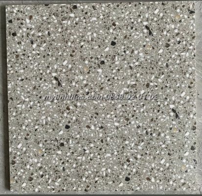 Gạch đá mài terrazzo lát nền nhà tắm