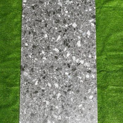 Gạch terrazzo 600x1200 màu xám