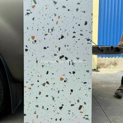 Gạch terrazzo 600x1200 ốp bếp