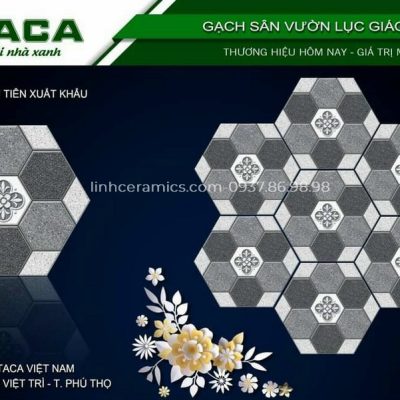 Gạch lục giác lát sân thượng đẹp giá rẻ