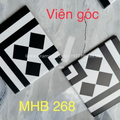 Gạch bông viền góc giá rẻ 20x20