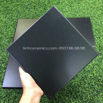 Gạch đen trơn 20x20 giá rẻ HCM