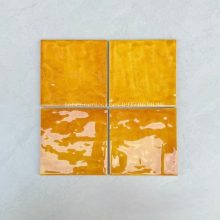Gạch thẻ ốp tường màu vàng 120x120