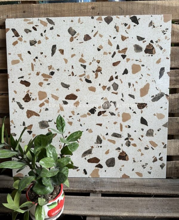 Gạch đá mài terrazzo 60x60 báo giá